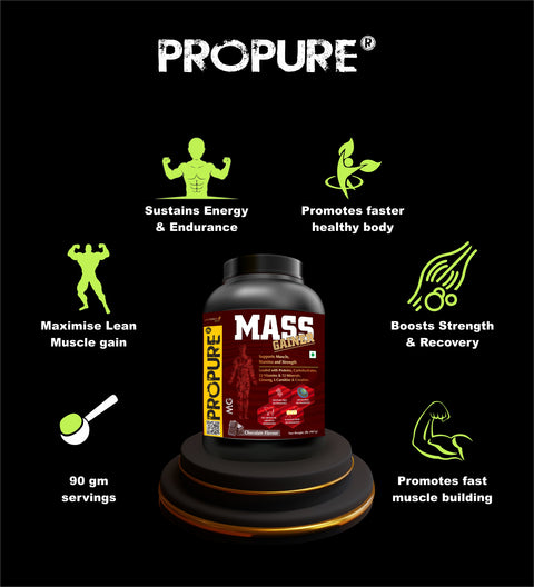 Propure mass gainer Protein Powder | Chocolate Flavour