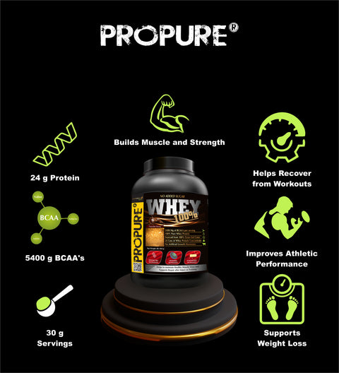 Propure 100% whey Protein powder | French Vanilla Flavour